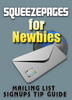 Thumbnail Squeezepages for Newbies - perfect mail shots