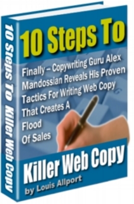 Product picture 10 steps to killer web copy