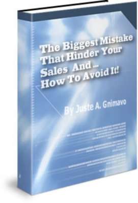 Product picture The Biggest Mistake That Hinder Your Sales And How To Avoid 